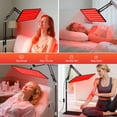 thumbnail image 5 of Morfone Red Light Lamp for Body Face, 660nm 850nm 940nm Infrared Light Lamp Panel with Adjustable Stand, Idea Gift for Women Men, 5 of 11
