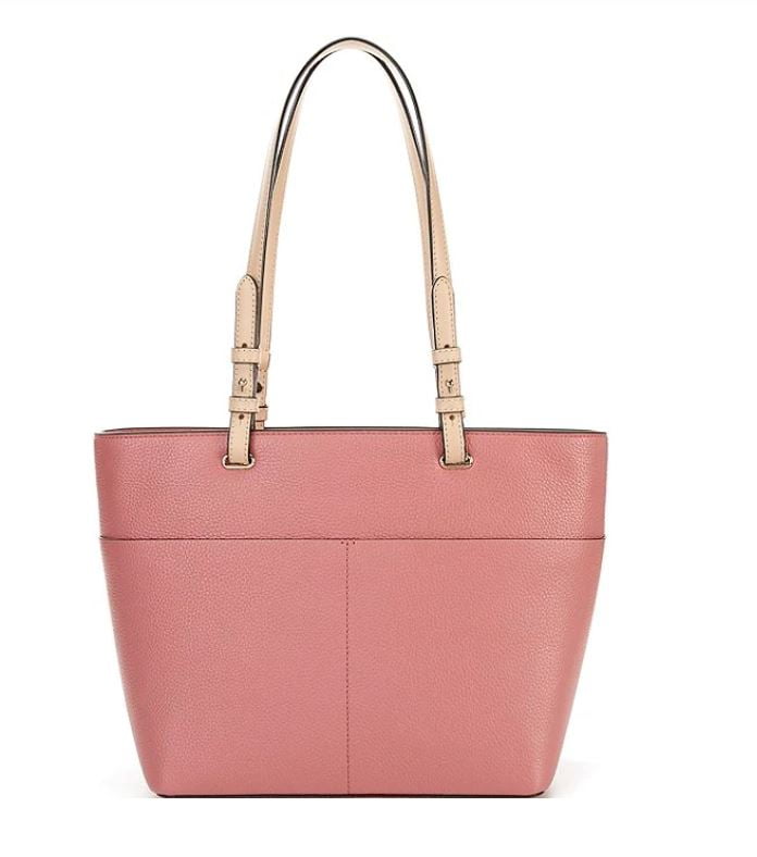  Michael Kors Winston Medium Top Zip Pocket Tote Soft Pink One  Size : Clothing, Shoes & Jewelry