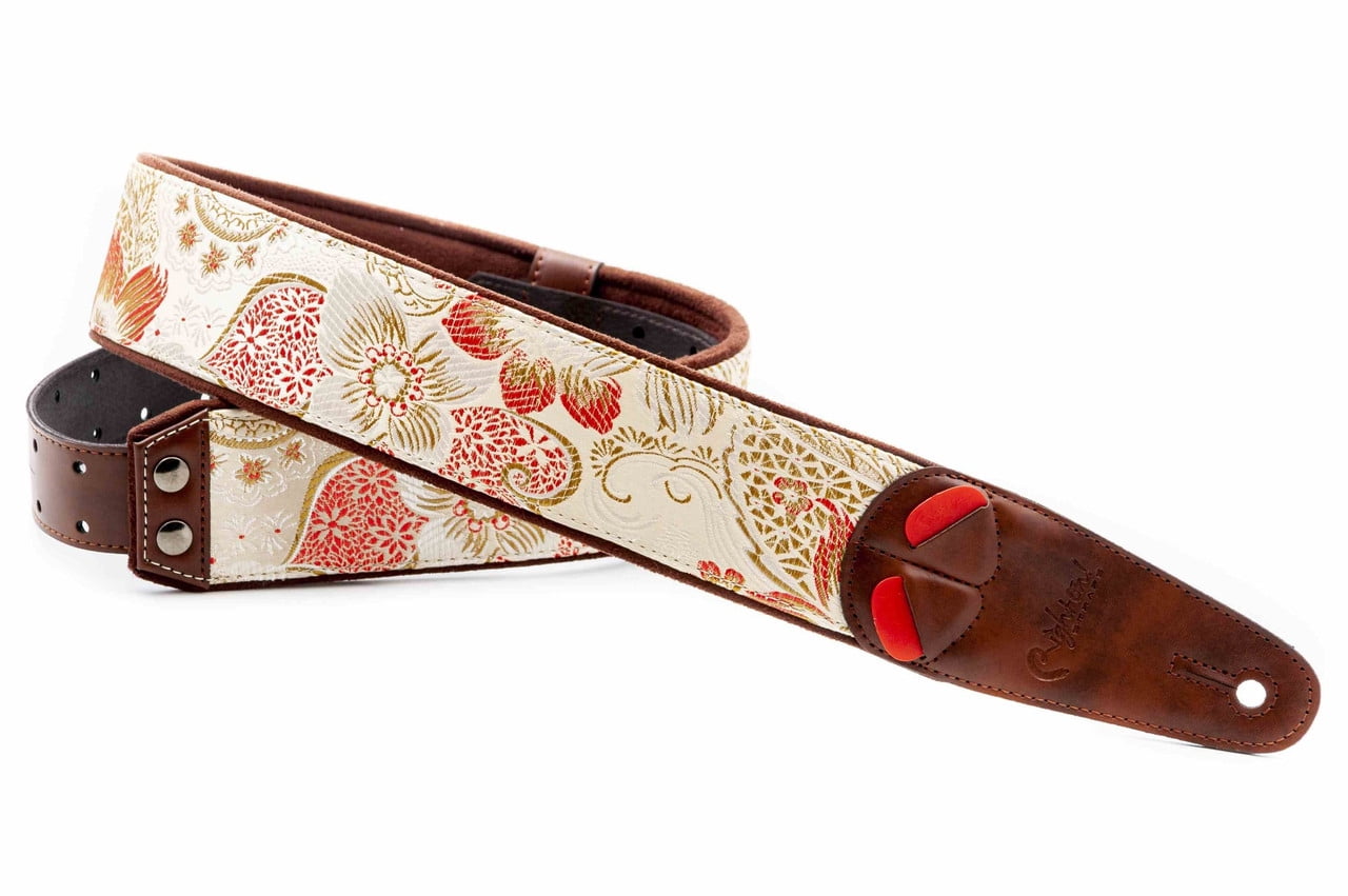 RightOn! Strap Mojo HOKKAIDO Guitar Strap Beige