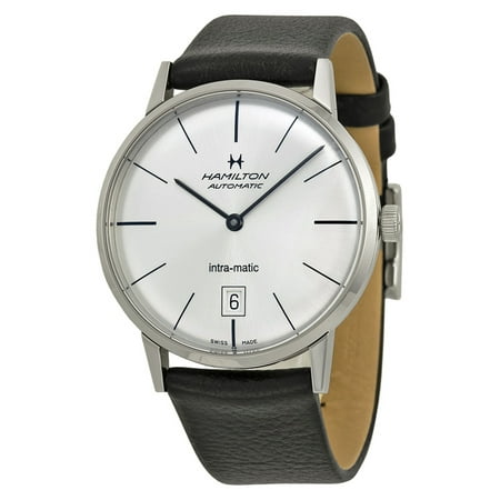 Hamilton Men's Timeless Classic H38455751 Black Leather Swiss Automatic Watch