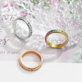 thumbnail image 2 of Fidget Anxiety Ring for Women-3Pcs 6MM Rainbow Rose Gold Silver Moon Star Hollow Stainless Steel Spinner Rings for Anxiety Stress Relief Gift for Women party birthday size 6-12, 2 of 7