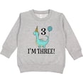 thumbnail image 2 of Inktastic 3rd Birthday 3 Year Old Dinosaur Party Toddler Sweatshirt, 2 of 4