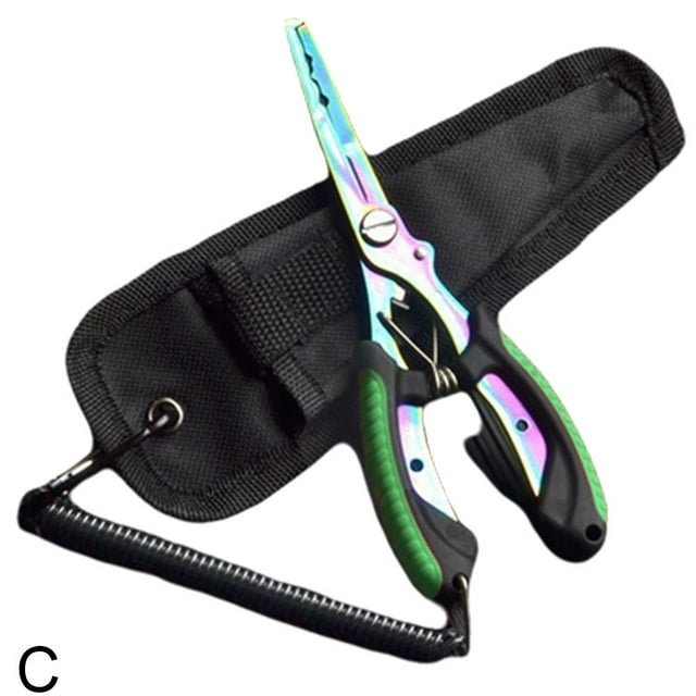 StainlessSteel Fishing Plier Saltwater Braid Line Scissor Tool BEST Hook