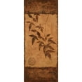 thumbnail image 3 of Emery, Kristin 12x24 Black Modern Framed Museum Art Print Titled - Vertical Leaves I, 3 of 5