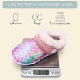 thumbnail image 6 of L-Run Kids Fluffy Fuzzy Slippers Boys Girls House Home Slippers with Strap Slip-on Shoes 6.5-7, 6 of 6