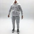thumbnail image 6 of 1 / 6 Men Hooddie Suit Costum for Figures Doll white, 6 of 8