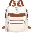 thumbnail image 1 of Women's mini backpack, faux leather shoulder bag with tassels, 1 of 5