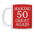 thumbnail image 2 of ThisWear 50th Birthday Gifts Making 50 Great Again Cup Gift Political Mug Red, 2 of 4