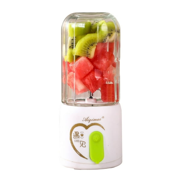 TopLLC Home Essentials, Home and Kitchen, Home Goods Juices Extractor Juices Cup Multifunctional Home Mini Wireless Portable Rechargeable Fruit Portable Juices Churning White Juice Extractor