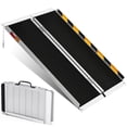 thumbnail image 1 of QinaQin Portable Folding Aluminum Wheelchair Ramp, Non-Slip Threshold Ramp for Home, Curbs, Cars and Scooters, 1 of 8