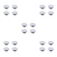 thumbnail image 1 of Langgg 4bags Decorative Cover With Filter Hole - Functionality And Style Of Wash Basins Ceramic Wash Basin Overflow Hole Cover Double layer 5Set, 1 of 6