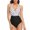Gray, variant on TIANEK Women One-Piece Swimsuit Pool Summer Printed Seaside Beach Bandage Halter Mother's Day Paded Bikini Clearance