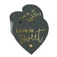 thumbnail image 1 of Inkdotpot Étiquette de Mariage en Papier Véritablement Dorée "Love Is Sweet" 50 Pcs, 1 of 6