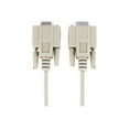 thumbnail image 4 of Monoprice - Serial extension cable - DB-9 (M) to DB-9 (F) - 10 ft - molded, thumbscrews - beige, 4 of 5