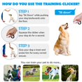 thumbnail image 2 of Clicker de adiestramiento de perros OYEFLY, duradero y ligero, paquete de 2, 2 of 7
