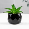 thumbnail image 2 of Artificial Succulent Plant Mini - Plastic Greenery Decoration Faux Potted Plant, 2 of 5