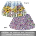 thumbnail image 6 of CounterArt "Springtime Garden" 4-Pack Reversible Wedge Placemats, 6 of 7
