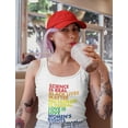 thumbnail image 3 of Pride Tank Top for Women LGBTQ Gifts Gay Rainbow Flag No Hate Racerback Tops Large White, 3 of 6