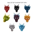 thumbnail image 4 of Bearachild Sé la vida de la fiesta con máscara de dragón, accesorio de disfraz, máscara de cosplay de Pascua y fiestas de Año Nuevo. Kits de decoración para fiestas Negro, 4 of 6