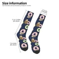 thumbnail image 5 of Balery Sloth With Donuts Fun Novelty Socks Men'S Women'S Crew Socks Funny Crazy Novelty Socks Quirky And Cool Socks, 5 of 9