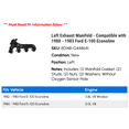 thumbnail image 2 of Left Exhaust Manifold - Compatible with 1980 - 1983 Ford E-100 Econoline 1981 1982, 2 of 2