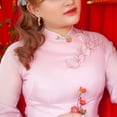 thumbnail image 4 of unbranded Para Chaquetas Y Cheongsam En Verde Con Tradicional Y Aplicación, 4 of 7
