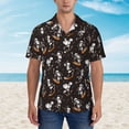 thumbnail image 5 of Picia Jumping Skull Gentle Cotton Regular Fit Short Sleeve Casual Hawaiian Shirt for Men-XX-Large, 5 of 8