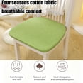 thumbnail image 4 of Tepsmf Chair Cushion Flax Linen U-Shaped Seat Pad With Ties Non Slip Dining Kitchen Desk Office Home Summer Comfort, 4 of 6