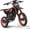 Black and Red—14"/12" wheel, variant on X1 Spark Electric Dirt Bike for Adults 50 mph 4500W Peak E-Bike up to 60 Mile Range, 60V 28.8AH Battery Fat Tire Full Suspension Ebikes with 17"/14" Wheel, off Road Mountain E Bike, UL2849 by SGS