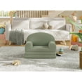 thumbnail image 5 of Towallmark Kids Sofa Chair, 2-in-1 Convertible Toddler Couch Lounge, Comfy Fold Out Teddy Fleece Fabric Children's Sofa Bed for Playroom, Bedroom, Nursery, Gift for Boys & Girls, Grey, 5 of 7