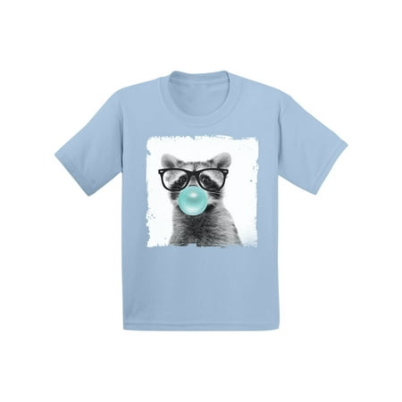 

Awkward Styles Nice Animal Collection Funny Raccoon with Gum Raccoon Clothing Raccoon Lovers Funny Gifts for Kids Childrens Outfit Raccoon Tshirt Raccoon Toddler Shirt Toddler T Shirt for Kids