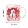 thumbnail image 2 of SDJMa 3D Snowman Mug, Cute 3D Snowman Coffee Cup, Multi-Purpose Christmas Mugs Gift for Women Men Coworkers Kids, 11oz, 2 of 8