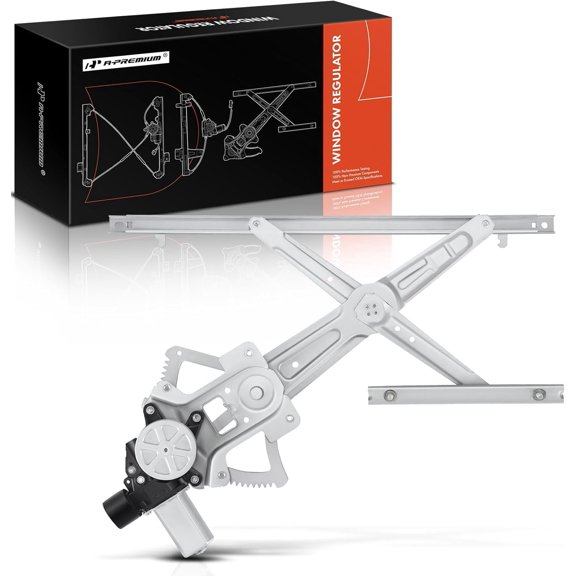 A-Premium Power Window Regulator with Motor Replacement for Mitsubishi Outlander 2007-2013 Front Driver Side
