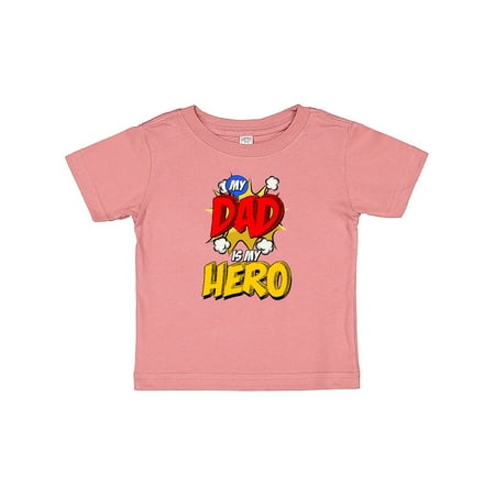 

Inktastic Dad is My Hero Gift Baby Boy or Baby Girl T-Shirt