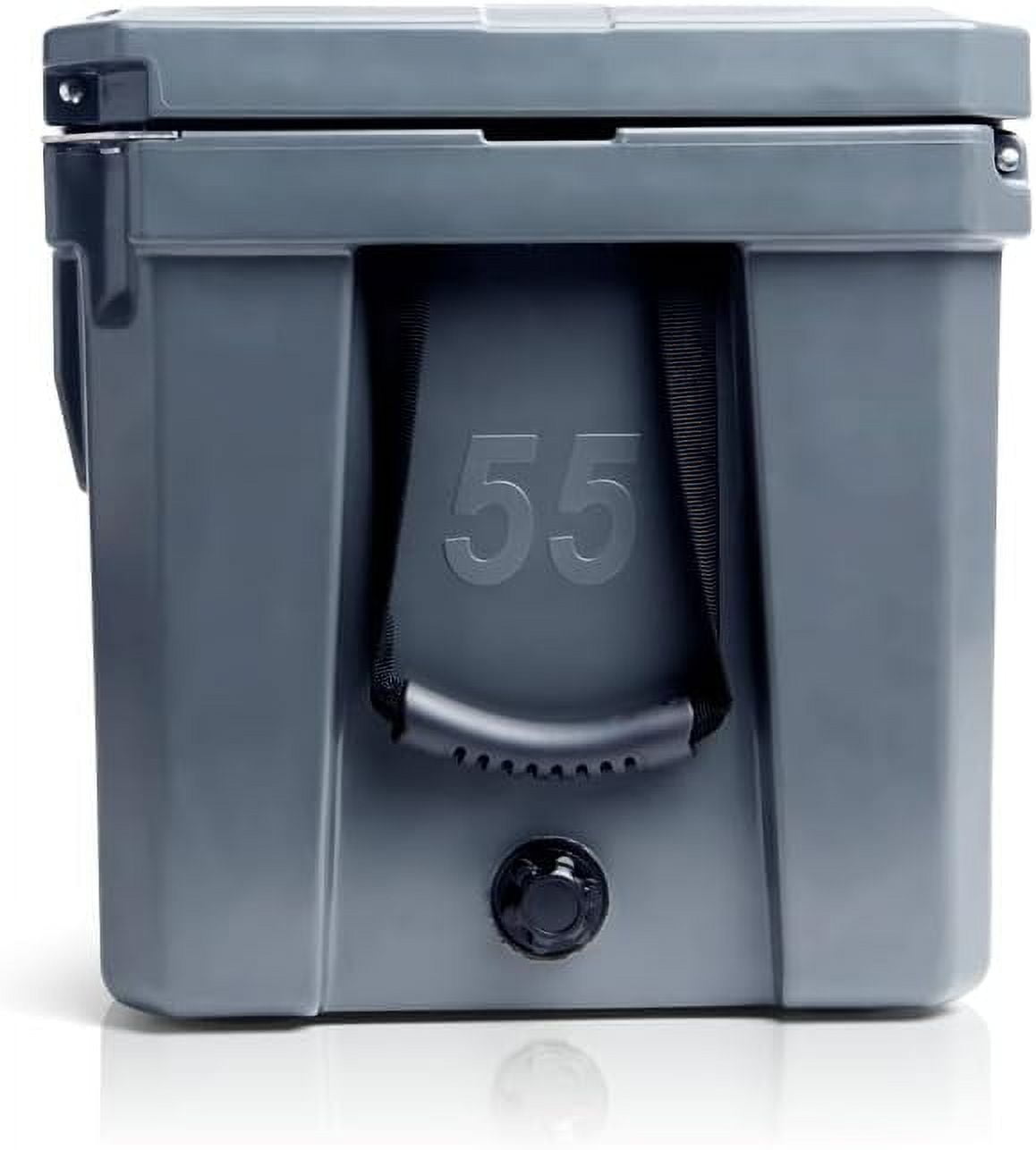 55Q Cobalt Rotomolded Cooler - Gray