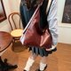 thumbnail image 5 of Bolso Con Asa Superior Elegante Hombro A La Diario Color Sólido PU para Mujer, 5 of 9