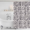 thumbnail image 2 of Spring Flowers Shower Curtain Set - 72" x 78" Washable Bathtub Curtain with 12 Hooks, Farmhouse Purple Pastoral Floral Leaf Waterproof Fabric Stall Shower Curtains for Bathroom/Bathtub Décor, 2 of 6