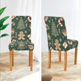 thumbnail image 3 of Yayeee 2 Pack Dining Chair Covers Stretch Parson Chairs Slipcovers Seat Protector, Christmas Gift Pattern, 3 of 6