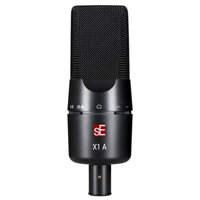 Micrófono de condensador SE ELECTRONICS Serie X1 con clip