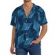 thumbnail image 1 of Fotbe Stingray Camisa Estampada de Manga Corta para Hombre, Casual de Verano, Estilo Playero, Sin Arrugas-Small, 1 of 5