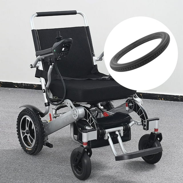 Neumático para silla de ruedas Piezas de goma de resistencia Neumático para silla de ruedas Accesorio para ruedas Se la la adaptaciónción a la mayoría de Salvador Dali Neumático de calle para silla de ruedas