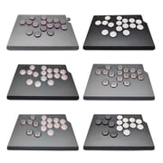 lanema Fight Stick with Light Function for Arcade Stick for PC Leverless Game Controller Arcade Stick