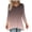 Womens Clothing Brown, variant on Womens Fall Tunic Tops, 3/4 Sleeve Shirts for Women Fashion Loose Fit Ombre Tie Dye V Neck T Shirts Dressy Blouses S-2XL