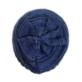 thumbnail image 4 of NYFASHION101 Exclusive Oversized Baggy Slouchy Thick Winter Beanie Hat - Navy Mix, 4 of 4