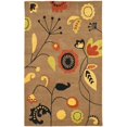 thumbnail image 7 of SAFAVIEH Soho Zoe Floral Wool Area Rug, Brown/Multi, 3'6" x 5'6", 7 of 7