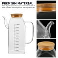 WAXIAYU Glass Oil Bottle 1000ml Vinegar Dispenser with Cork for Kitchen