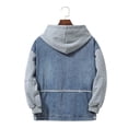 thumbnail image 5 of Womens Coats Outerwear Winter Women Spring and Warm Long Sleeve Denim Jacket Outerwear, 5 of 9