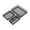 Black, variant on ‌Yatlte 3-Pack Metal Mesh Desk Drawer Organizer Set 12.2x8.9in - Black Office/Kitchen/Vanity Trays for Papers, Makeup & Stationery‌