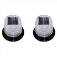 thumbnail image 1 of 2X Luz de Advertencia Magnética Solar, Lámpara Intermitente, Baliza de Techo para Coche o Camión, Luz Estroboscópica Inalámbrica con Batería, Luces de Emergencia., 1 of 5
