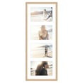 thumbnail image 2 of Natural Finish Collage Frame - White Mat, Holds Four 4x6 Photos , UV Resistant Acrylic, Wall, 2 of 8